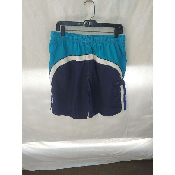 RS Surf Mens Size Large Navy Multicolor Mesh Lined Swim Trunks. - Picture 4 of 4